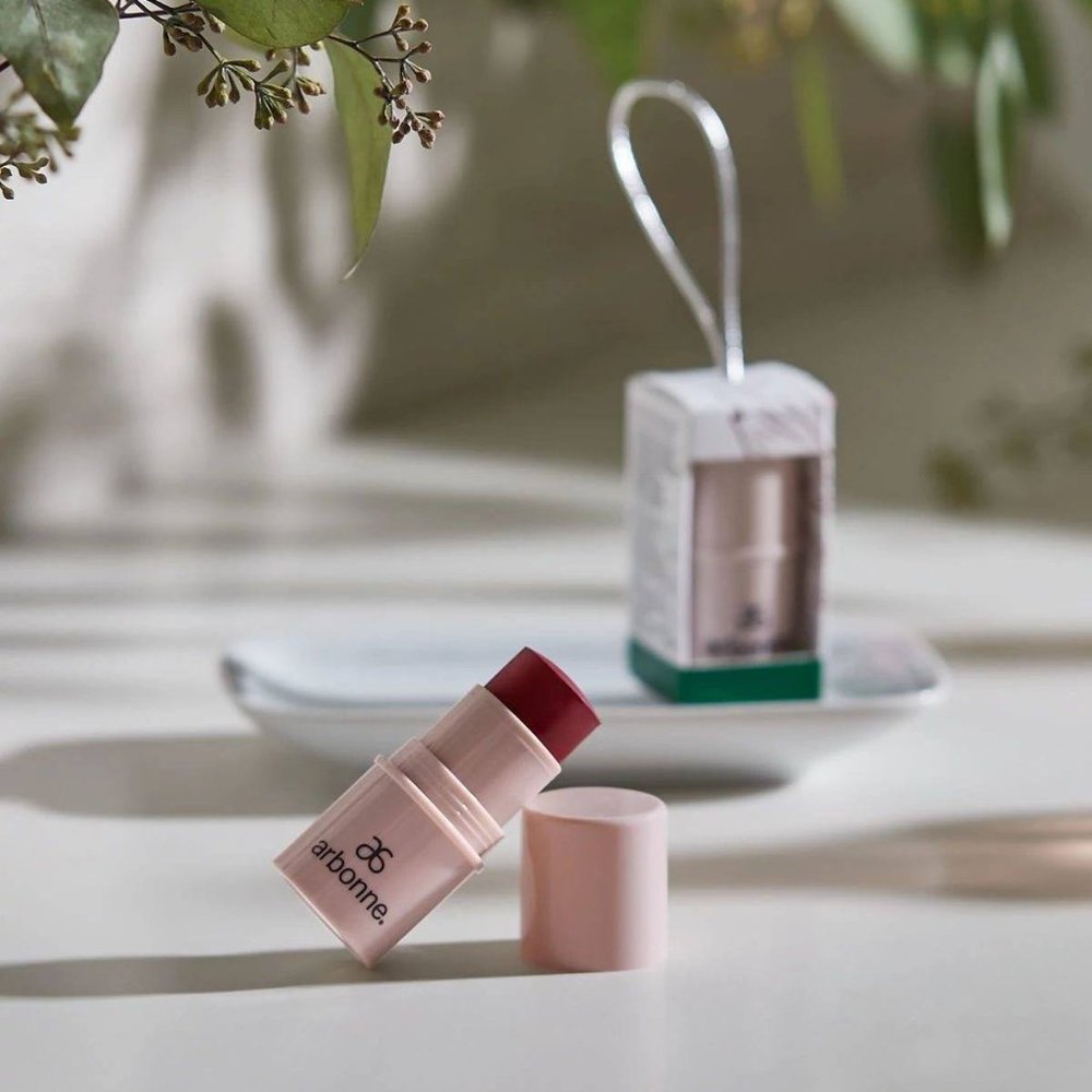 NIB Arbonne Holiday Mini Cheek Ornament